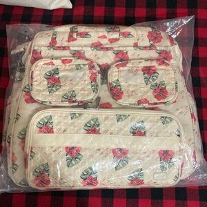 NWT NIP Lug Puddle Jumper w/packable PJ in Aloha Sand/Aloha Navy RARE